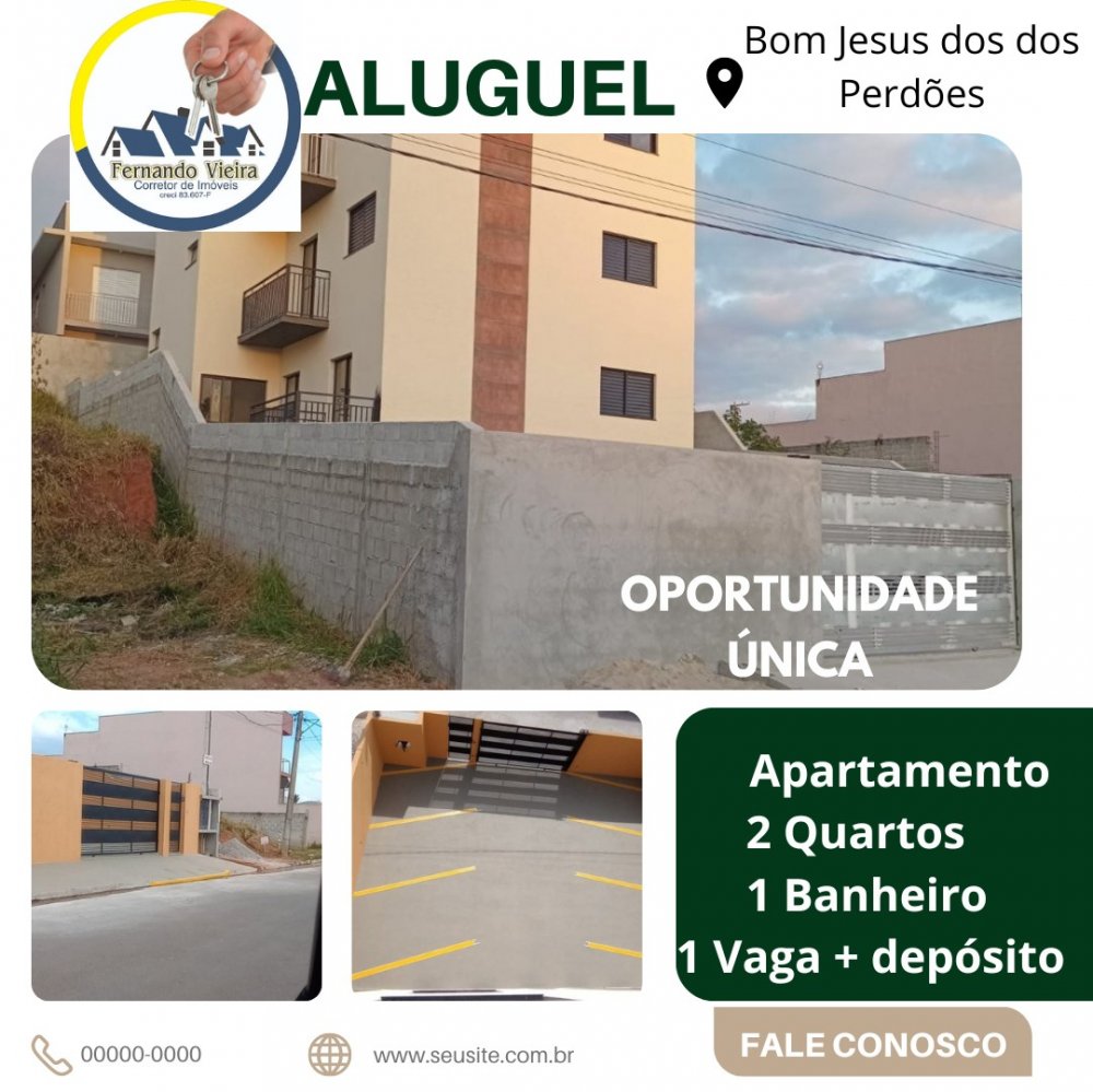 Apartamento - Aluguel - Cidade Nova - Bom Jesus dos Perdões - SP